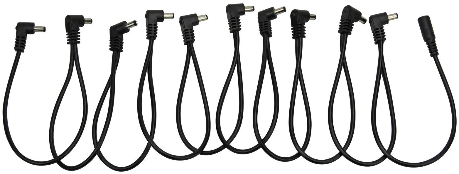 Ein Daisy-Chain Kabel für 10 Effektgeräte