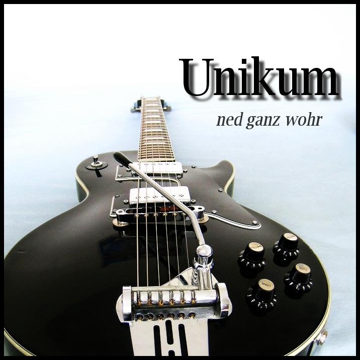 CD-Cover (2008) meiner ersten Band namens «Unikum»