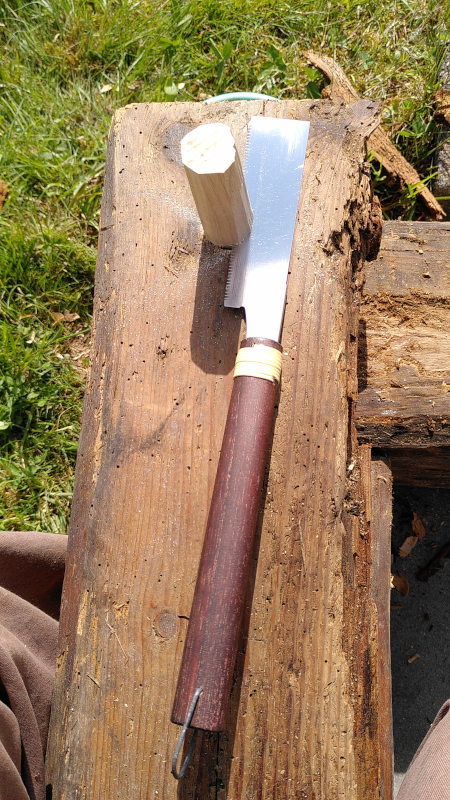 Meine Kugihiki Nokogiri im Einsatz…