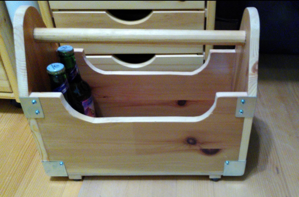 Das Weihnachtsgeschenk mit Bier. Das Werkzeug fehlt noch…
